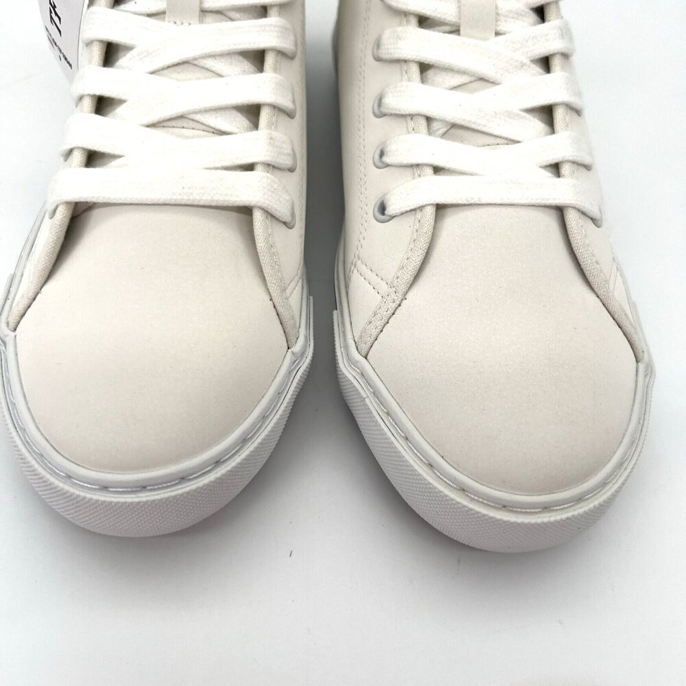 TF Star High Top Sneakers Womens Shoes Size 9 White TF19046 Fashion Lace Up New - Picture 4 of 10